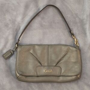 Coach Metallic Brown Shoulder Bag